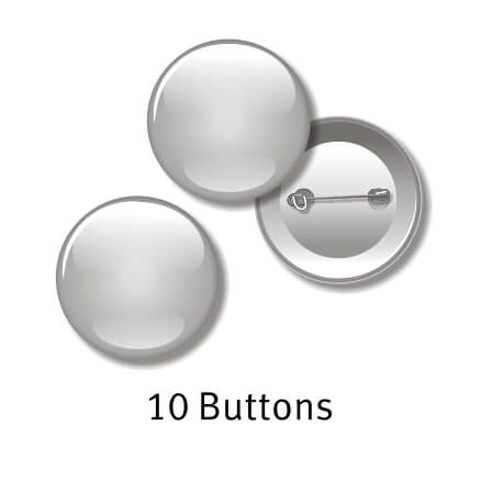 10 Buttons - 55 mm Rund mit Ihrem Motiv