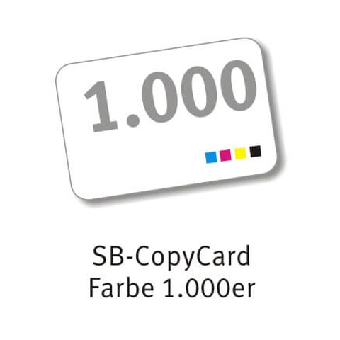 1.000er SB-CopyCard Farbe