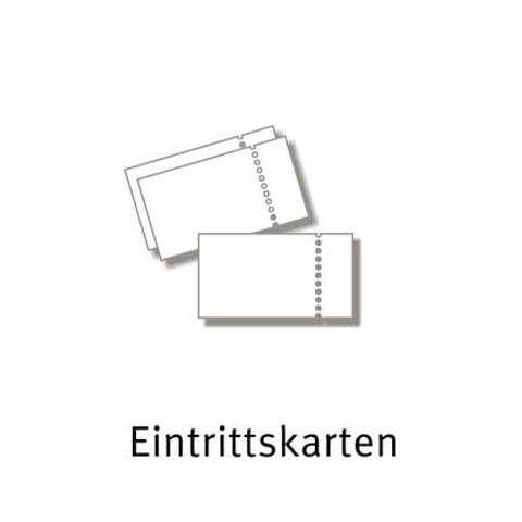 100 Eintrittskarten DIN A7 Fast